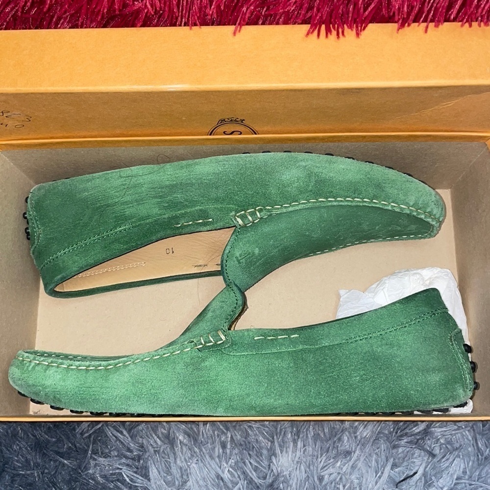 Tods Suede Loafers, Size US  10